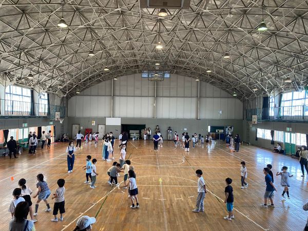 【南小学校区新入生歓迎ドッチビー大会🎉】