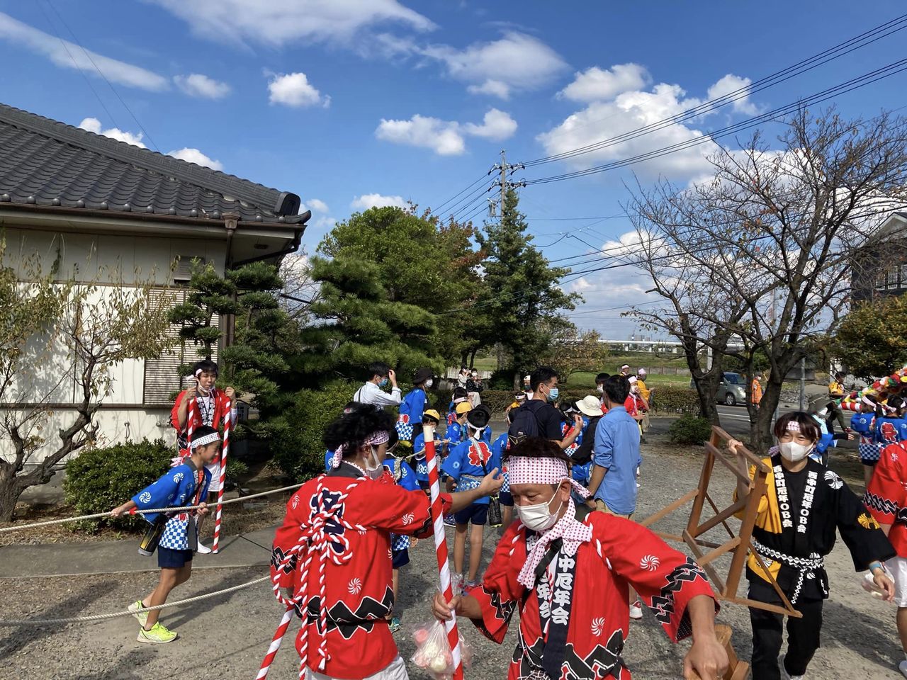 【今日は、山田圭さんと西中町に】