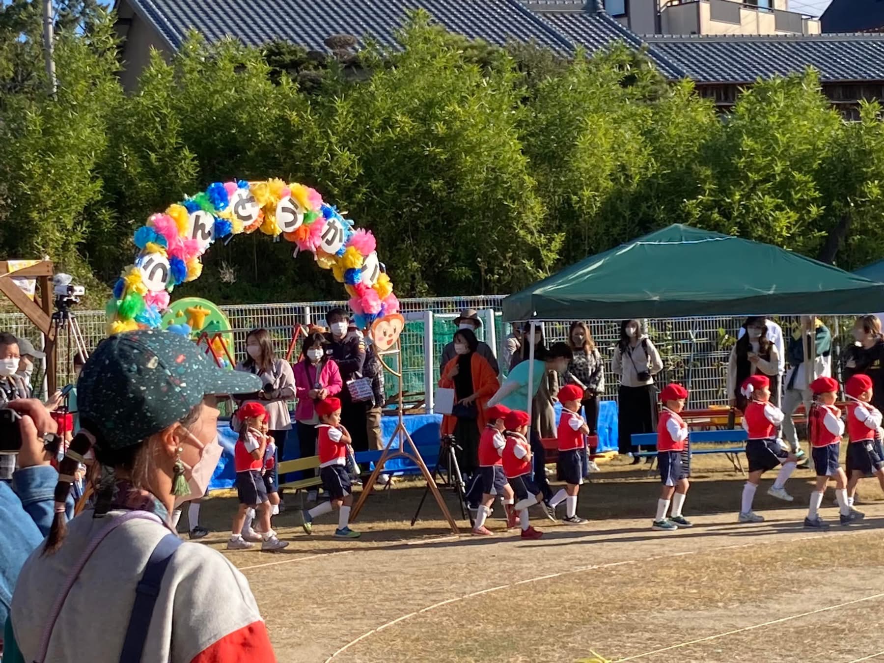 【今日は、猿渡保育園の運動会🎌】