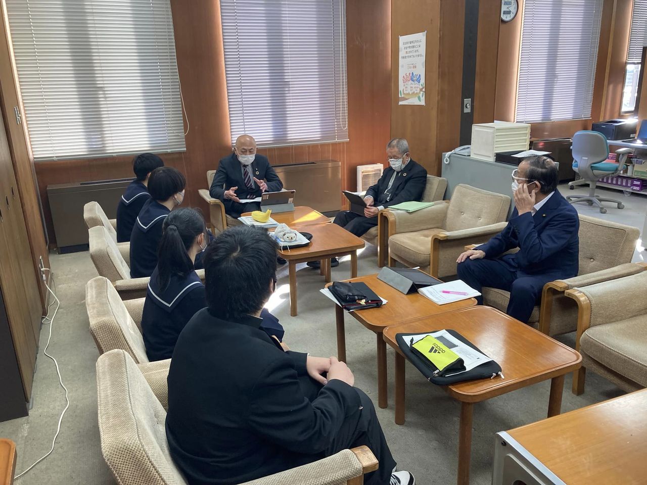 【知立市議会主催行事の高校生議会開催❗️】