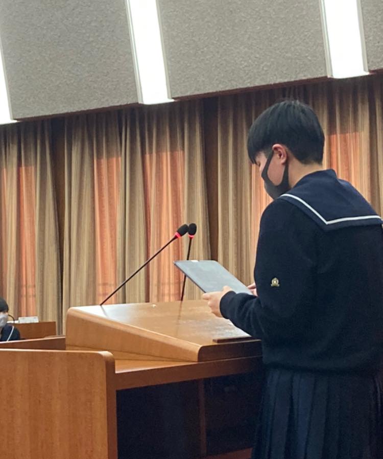 【知立市議会主催行事の高校生議会開催❗️】