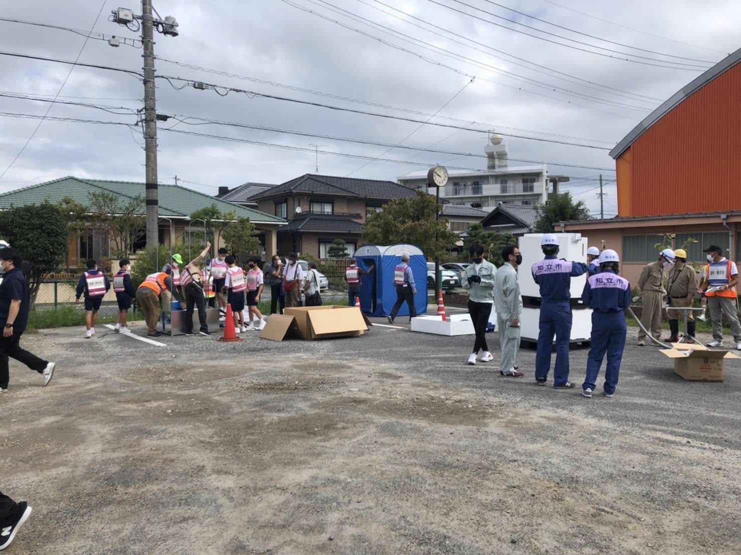 【シナリオのない防災訓練に参加】