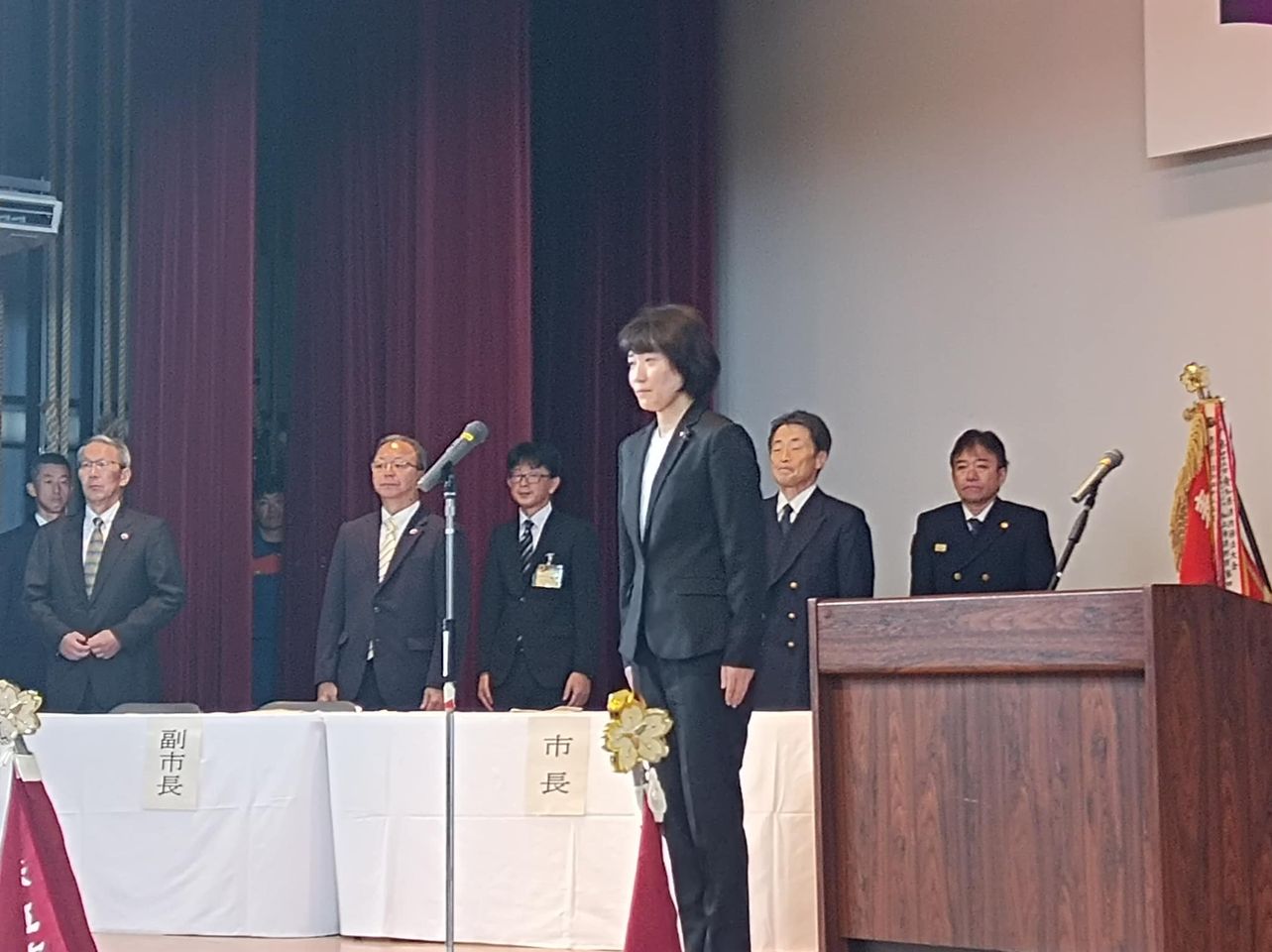 【令和5年度知立市消防団観閲式】