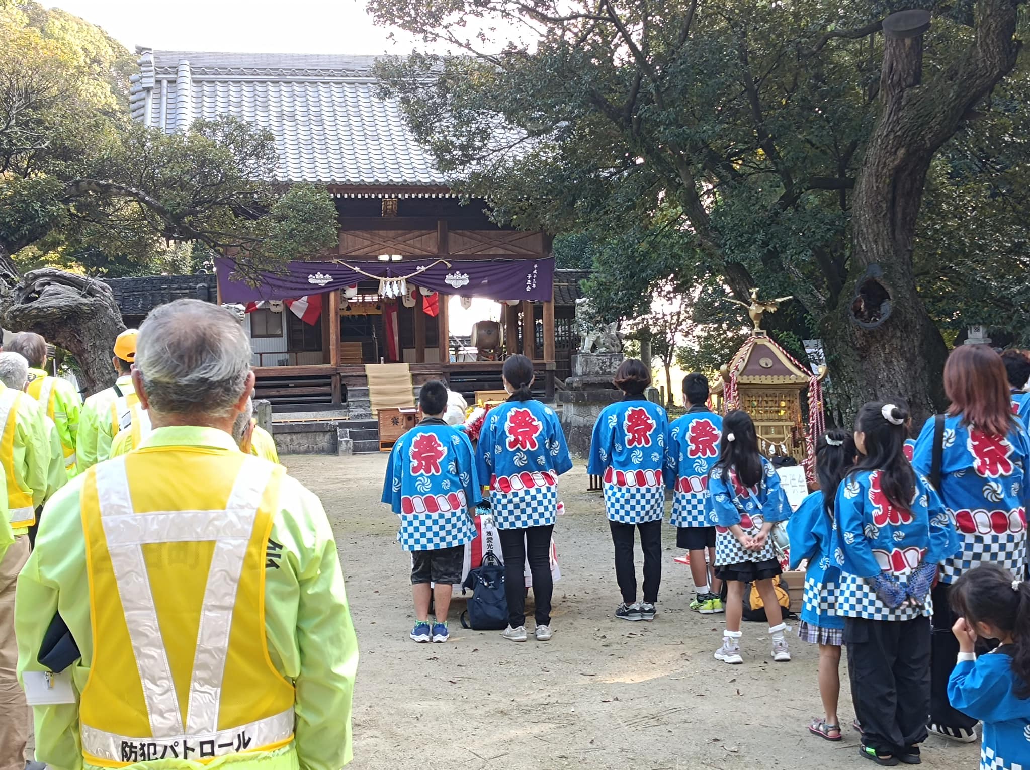 谷田神明社の大祭