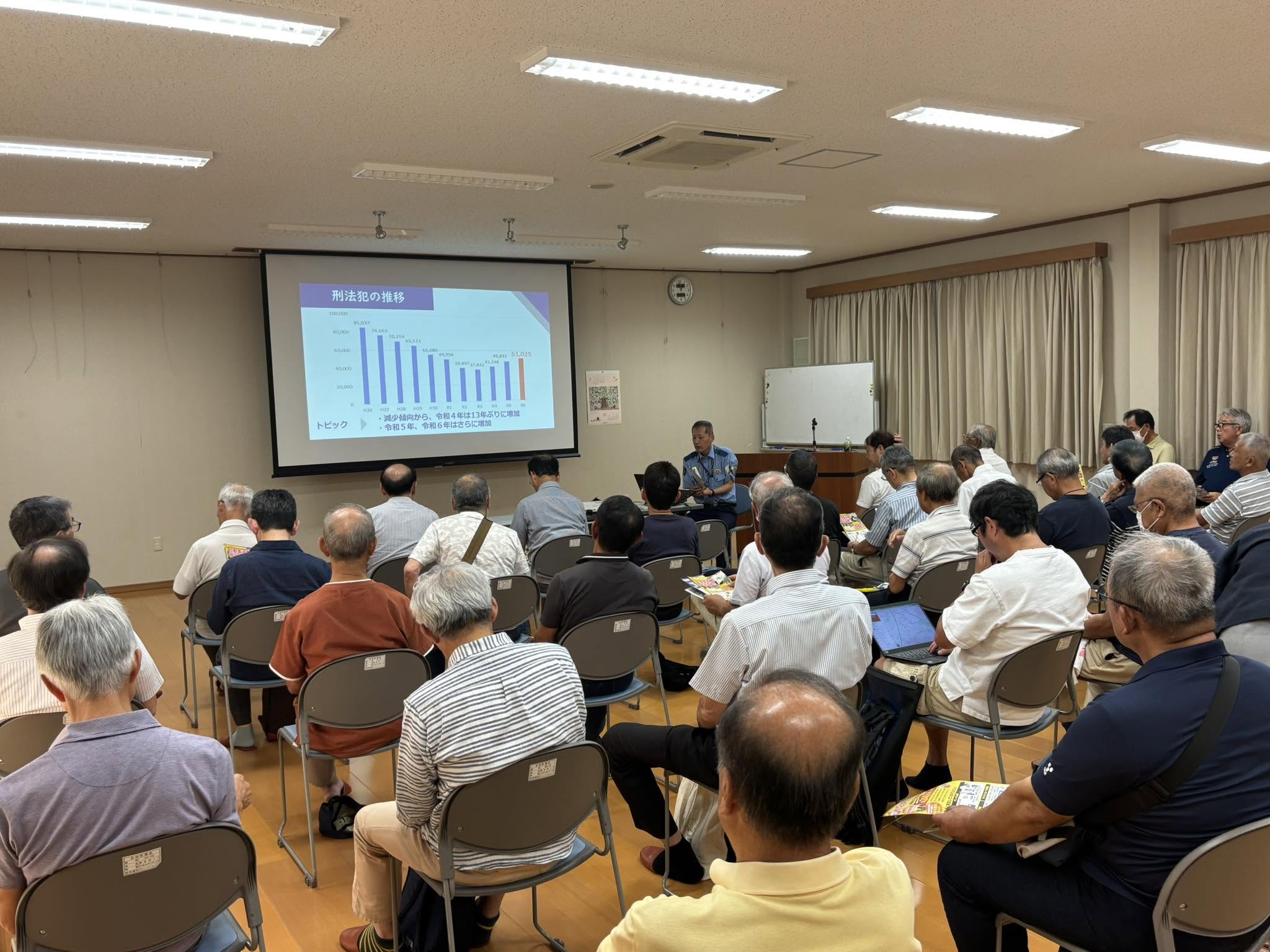 【谷田町防犯パトロール隊の青パト講習会🚓】