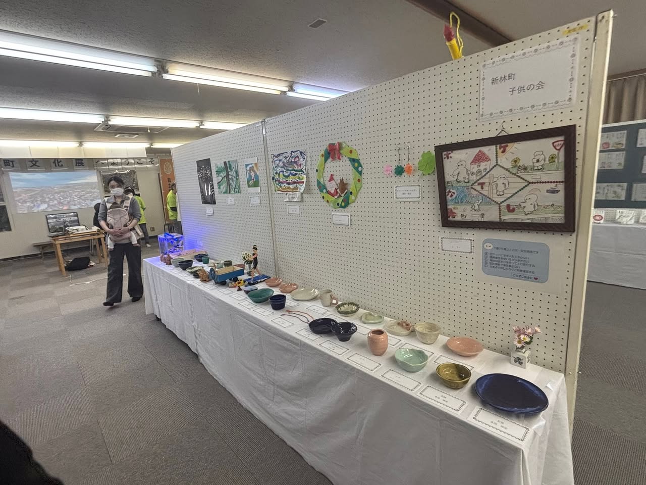 【多種多彩な作品を前に圧倒されました】
