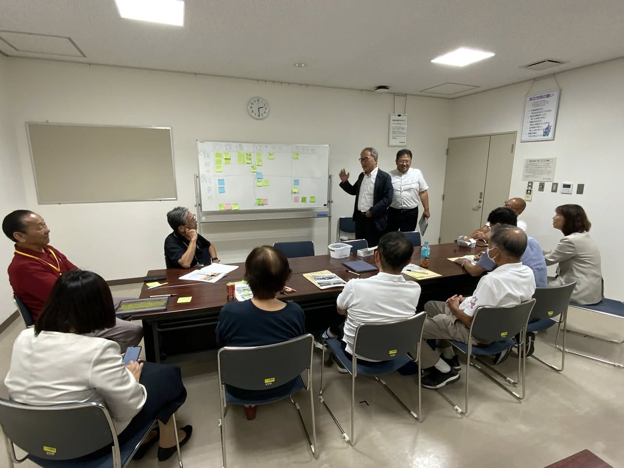 タウンミーティングは和気藹々と