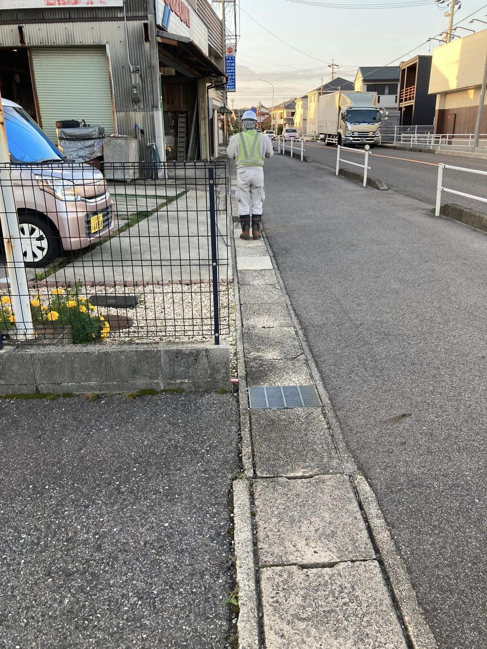 【⚠️通勤通学路の緊急補修工事👷】
