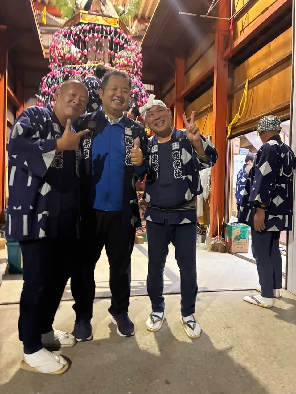 【静岡県袋井の祭りに参加しました！】