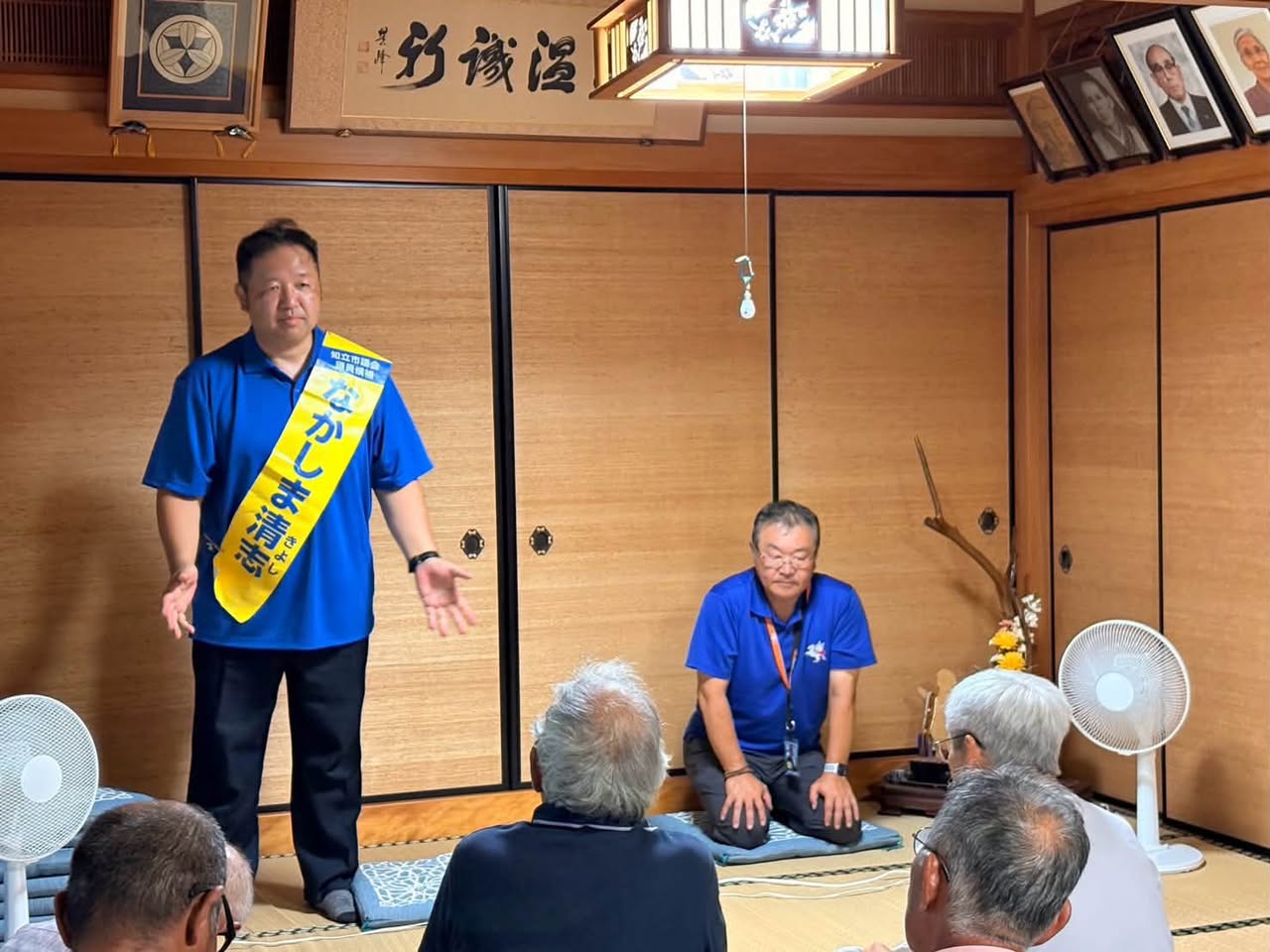 西中町にて個人演説会を開催しました