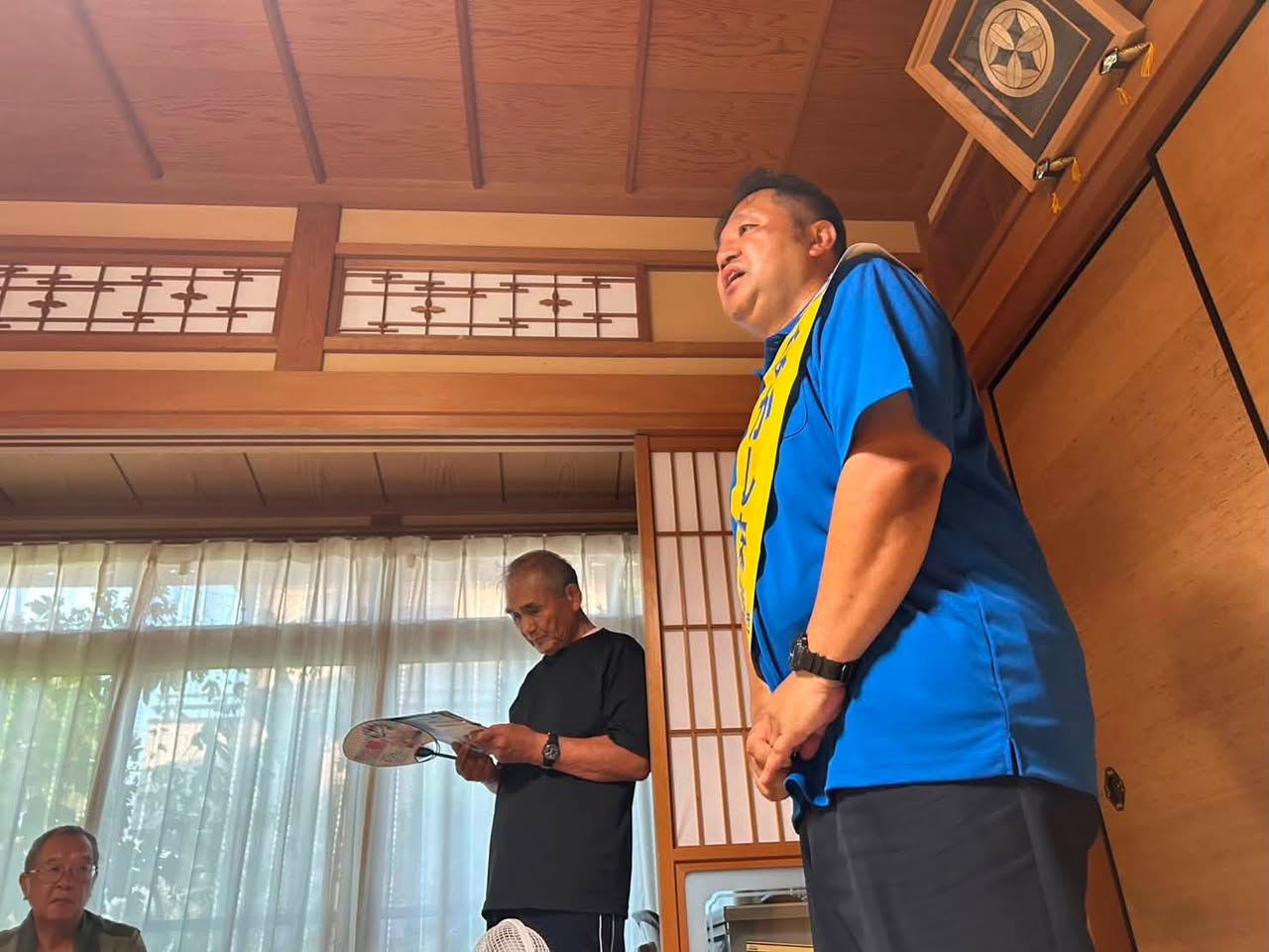 西中町にて個人演説会を開催しました