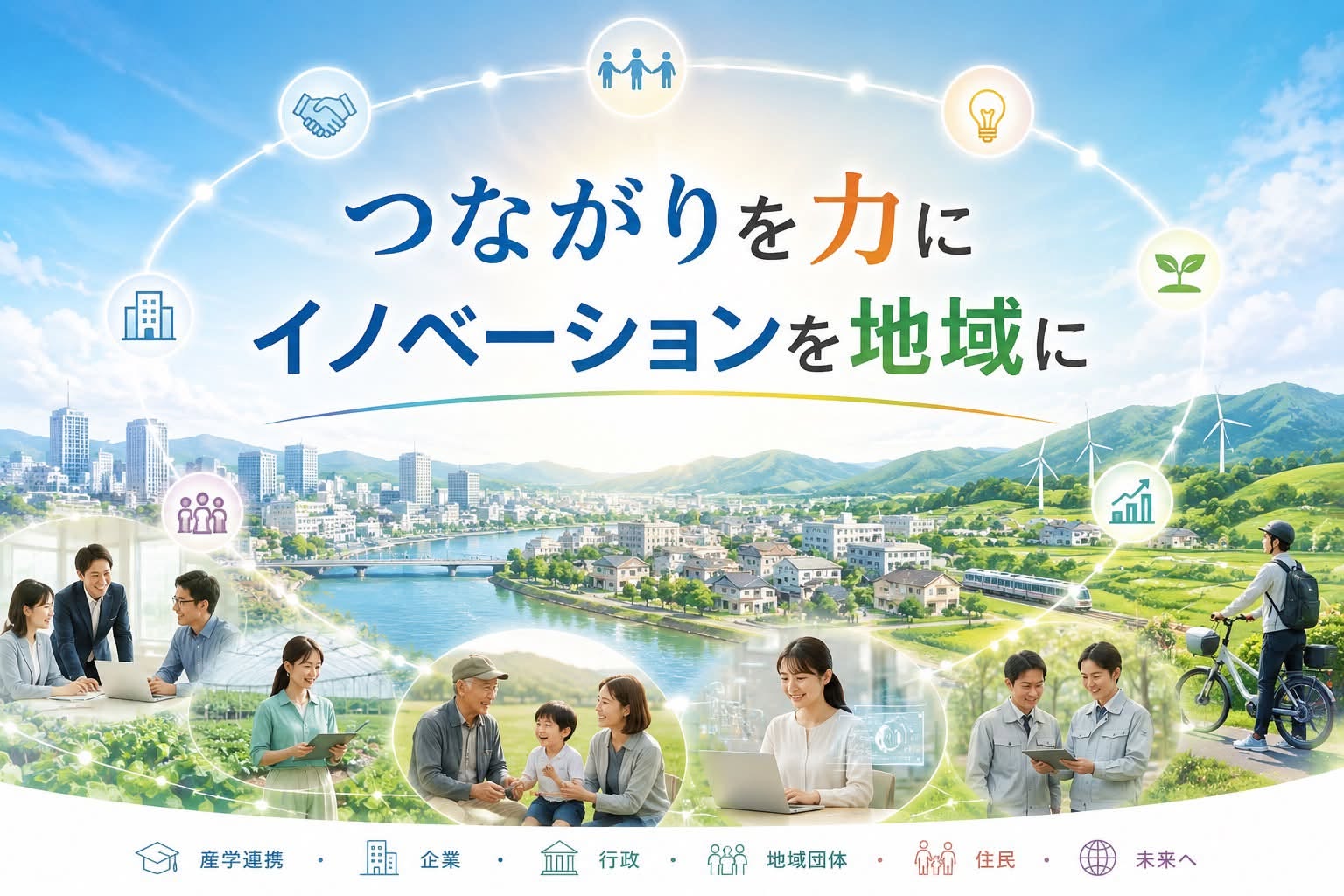つながりを力に　イノベーションを地域に